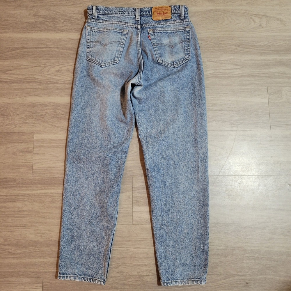VTG 1990 Levis 550 Relaxed Fit Tapered Leg Acid Wash Jeans USA 34x32(Tag 36x32)